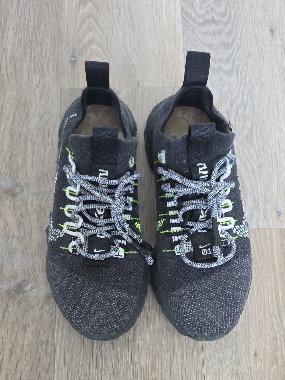 Women's Black Knit Nike Sneakers